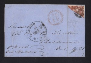 Newfoundland #8a Bisect World Rarity Showpiece On Cover