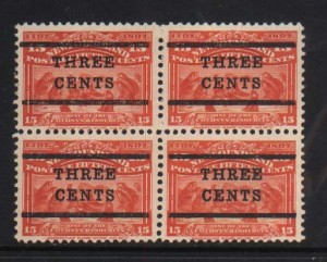 Newfoundland #128 VF Mint Block