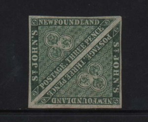 Newfoundland #3 XF Mint Rare Pair **With Certificate**