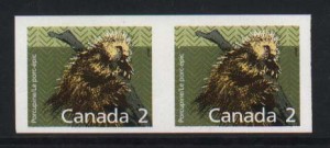 Canada #1156ii XF/NH Imperforate Pair