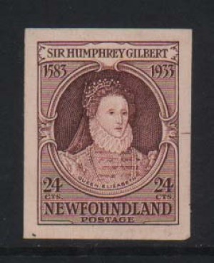 Newfoundland #224DP XF Mint Small Die Proof In Color Of Issue