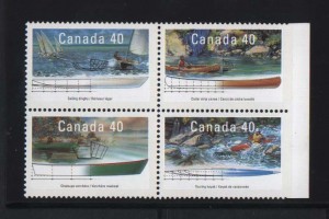 Canada #1320ai XF Mint Imperf At Right Margin Block