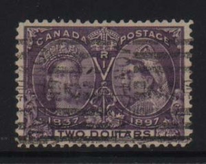 Canada #62 XF Used With Light Roller Cancel  **With Cert.**