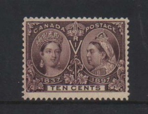 Canada #57ii VF/NH **With Certificate**