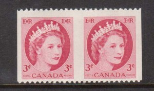 Canada #339a VF/NH Imperf Pair  **With Certificate**