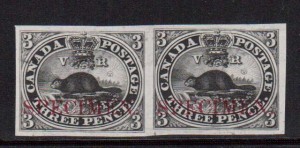 Canada #1TCiii XF Mint Proof Pair In Black