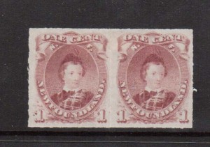 Newfoundland #37 XF Mint Pair  **With Certificate**