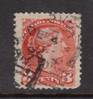 Canada #37vi VF Used **With Certificate**
