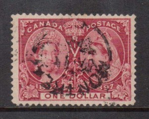 Canada #61 VF Used With Montreal CDS Cancel **With Certificate**