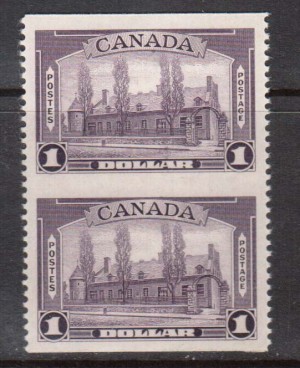 Canada #245a XF/NH Imperf Pair **With Certificate**
