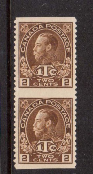 Canada #MR4iv XF Mint Imperf Between Pair **With Cert.*