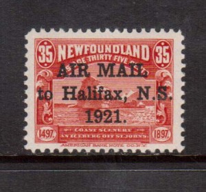 Newfoundland #C3h VF/NH **With Certificate**
