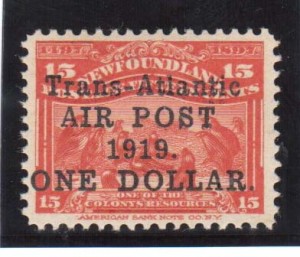 Newfoundland #C2a VF/NH **With Certificate**