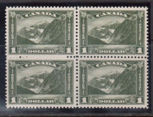 Canada #177 VF/NH Block **With Certificate**