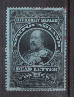 Newfoundland #OX1i VF Used **With Certificate**