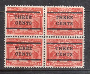 Newfoundland #128 XF Mint Block **With Certificate**