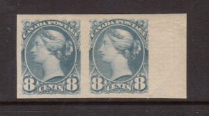 Canada #44d XF/NH Imperf Pair **With Certificate**