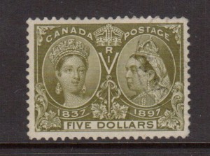 Canada #65 VF Used With Light Town Cancel **With Certificate**