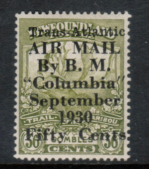 Newfoundland #C5 VF/NH Gem **With Certificate**