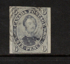 Canada #5a VF Used With Light Cancel **With Certificate**