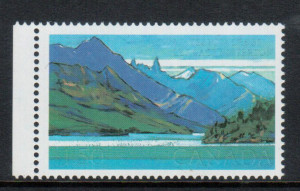 Canada #935a XF/NH Black Omitted Error **With Certificate**