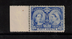 Canada #60 XF/NH Gem **With Certificate**