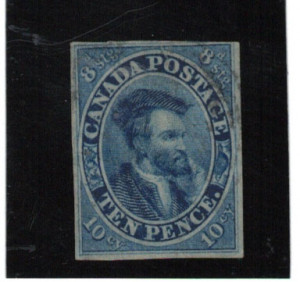 Canada #7vi VF Used With Stitch Watermark **With Certificate**