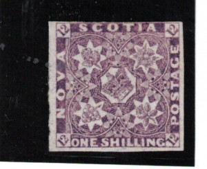 Nova Scotia #7 Mint Fine+ Unused (No Gum) **With Certificate**