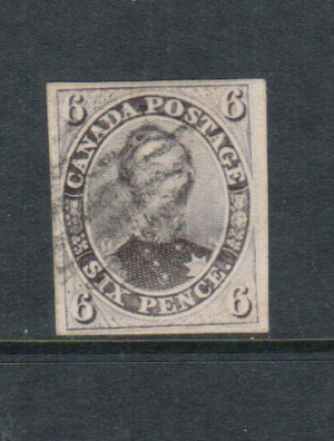 Canada #10 XF Used With Light Cancel **With Certificate**