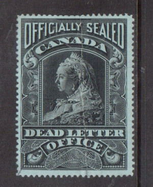 Canada #OX2 VF Used **With Certificate**