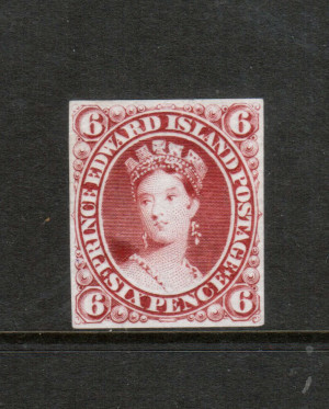 Prince Edward Island M&P #3E-A VF Die Essay Of Unadopted 6P Value