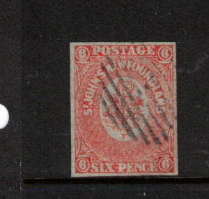 Newfoundland #13 VF Used **With Certificate**