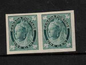 Canada #67a VF/NH Imperf Pair **With Certificate**