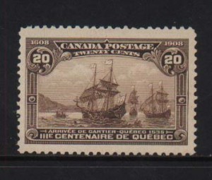Canada #103 NH Mint Superb Gem  **With Certificate**