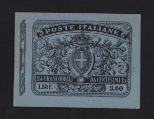 Italy #123c XF Mint Complete Booklet