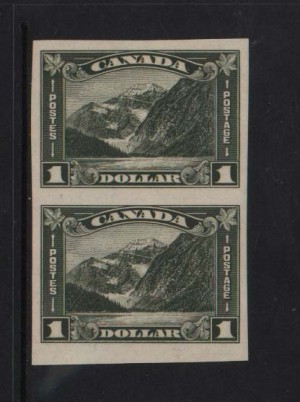Canada #177a XF/NH Imperforate Pair
