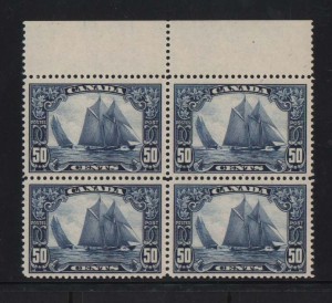 Canada #158 XF/NH Gem Block **Certificate**