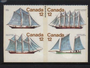 Canada #747b XF/NH Block **With Certificate**