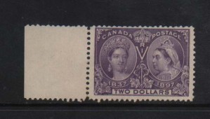 Canada #62 NH Mint Margin Copy *With Certificate*