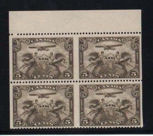 Canada #C1a XF/NH Imperf Block