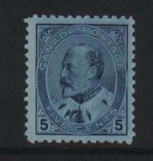 Canada #91 XF/NH Gem Worn Plate Variety **With Certificate**