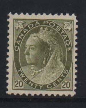 Canada #84 VF/NH **With Certificate**