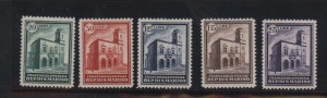 San Marino #134 - #138 VF/NH Rare Set