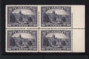 Canada #226i VF/NH Major Reentry Block