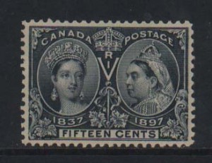 Canada #58 XF/NH  **With Certificate**