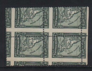 Newfoundland #145 VF Mint Amazing Perf Error Block  **With Cert.**