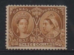 Canada #63 VF Mint Constant Plate Flaw Variety **With VGG Cert.**
