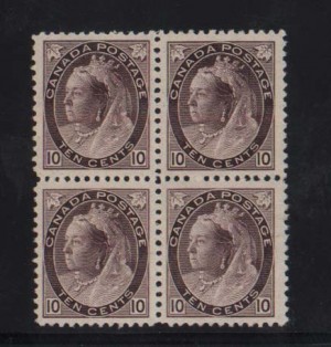 Canada #83 XF Mint Block