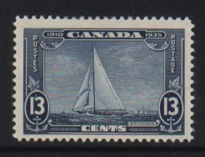 Canada #216i VF Mint Shilling Mark Error  **With Cert.**