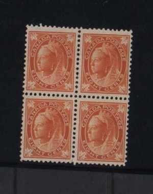 Canada #72 VF Mint Block  **With Certificate**